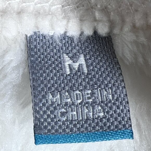 Free Country NWT Womens M Cream Alpine Butter Pile Fleece Zip Pockets Teddy Vest - Picture 13 of 16